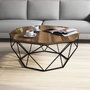 Hanah Home Mesa de Centro Diamond - Walnut